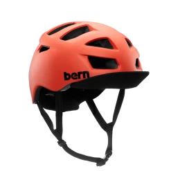 Casque Bern Allston Visor -VTT Soldes Magasin bern allston matte coral