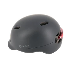 Smart4u Casque Vélo Avec Lumière City -VTT Soldes Magasin casque city noir 2