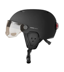 Cosmo Connected Casque Vélo Urbain Avec Feu Intégré -VTT Soldes Magasin casque velo avec lumiere cosmo ride premium noir