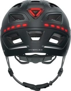 Casque Vélo Abus Hyban 2.0 LED (4 Couleurs) -VTT Soldes Magasin casque velo lumiere integree led abus hyban 2 0