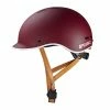 Casque Bol Vélo Optimiz (3 Couleurs) -VTT Soldes Magasin casque velo urbain cycliste femme bordeaux optimiz