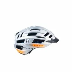 EOS Helmet Bluetooth Lumineux -VTT Soldes Magasin casque velo ville eclairage clignotants audio integre gris