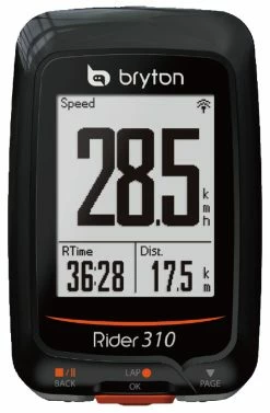 Compteur GPS Vélo De Route Et VTT Bryton Rider 310