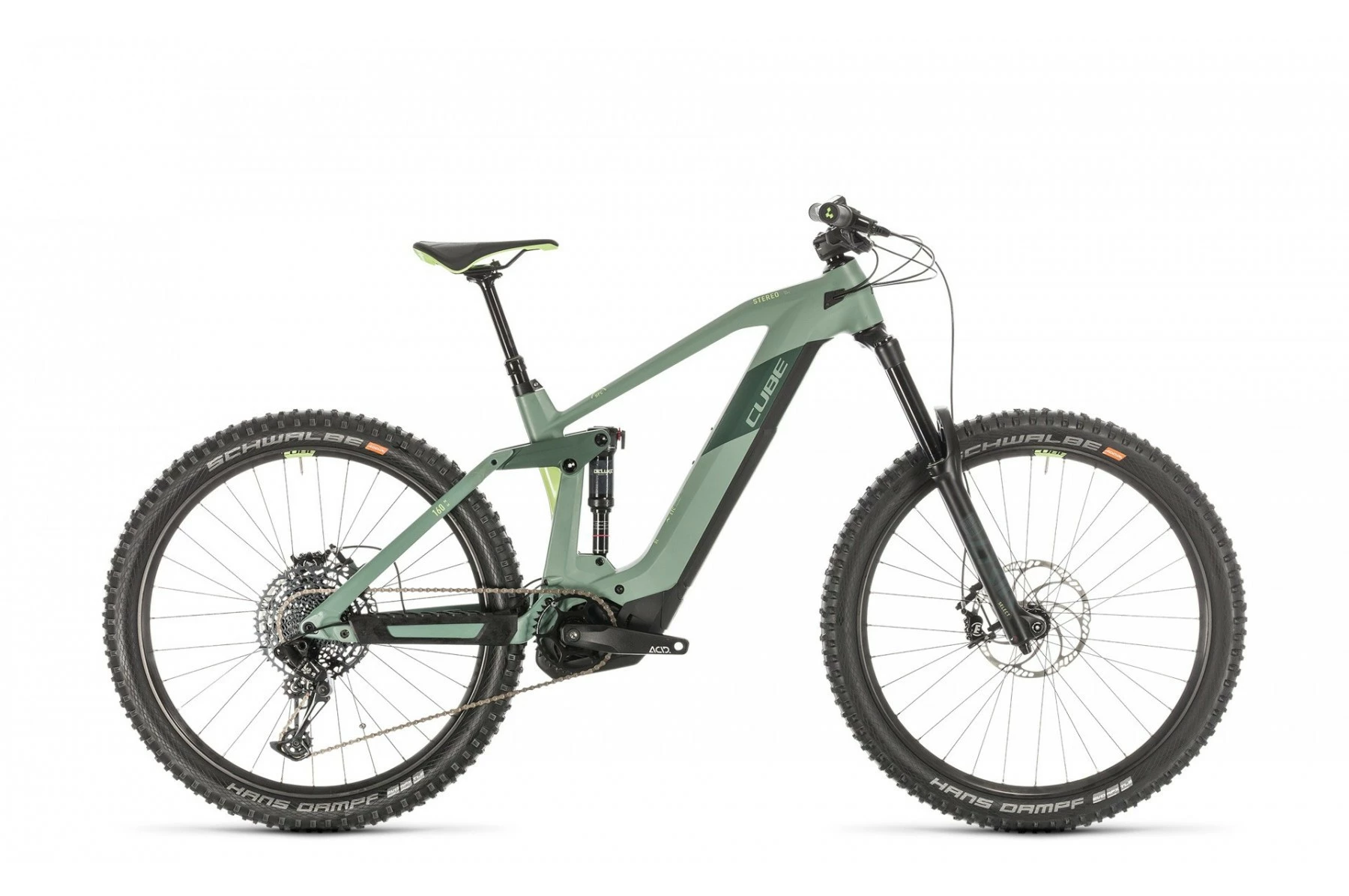 Velo VTT Electrique Cube Stereo 160 HPC 27.5 SL Bosch 625Wh Vert 3 Velo VTT Electrique Cube Stereo 160 HPC 27.5 SL Bosch 625Wh Vert