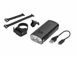 Eclairage Vélo Avant Giant Recon HL 1800 Lumens -VTT Soldes Magasin eclairage giant recon hl 1800 lumens batterie lithium ion rechargeable usb pack 1