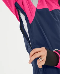 Veste Réversible Urban Circus RE POP -VTT Soldes Magasin veste velo avec aerations aisselle urban circus repop bleu marine rose