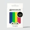 Rainette Réflecteurs Pour Rayons De Vélo Fluo 2 Rainette Réflecteurs Pour Rayons De Vélo Fluo -VTT Soldes Magasin visibilite roue velo reflecteurs fluo couleurs variete colore jour